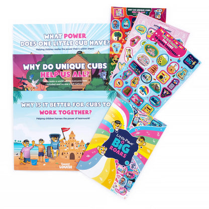 Little Paws, Big Roars- Series One Book Bundle + BONUS 62 Stickers- children-empowerment-confidence