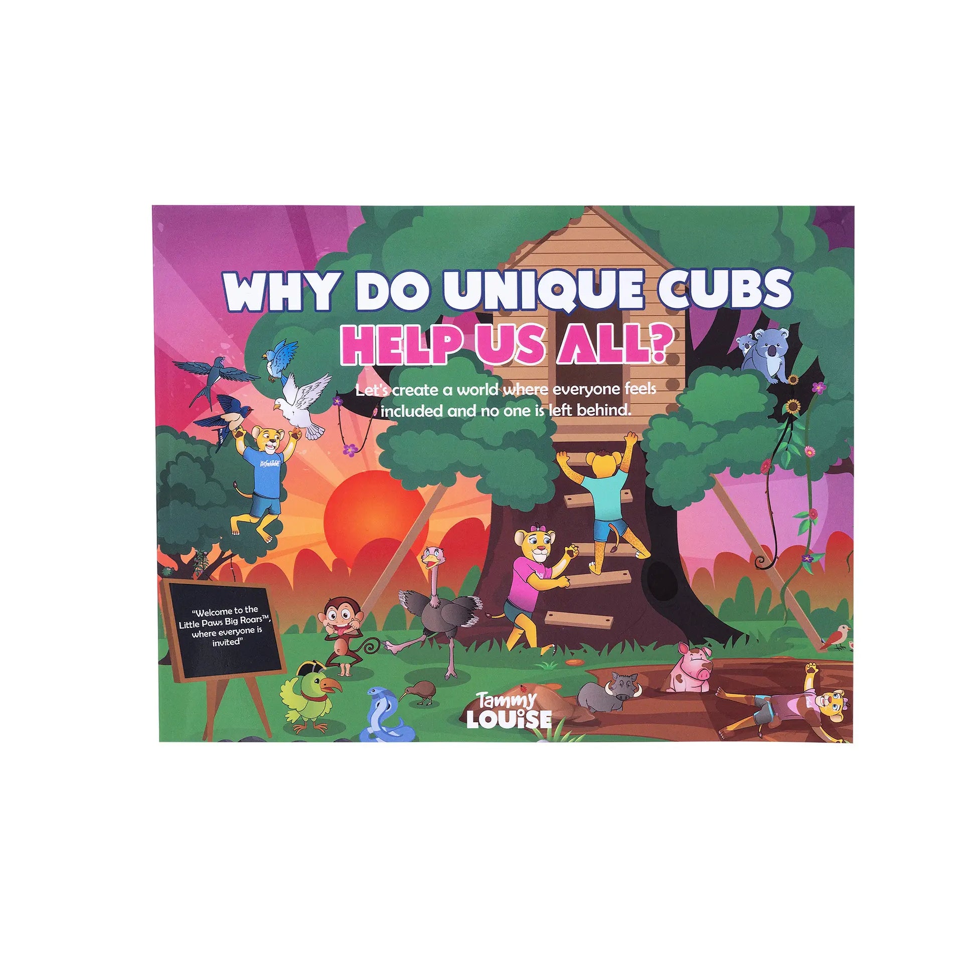 Why do unique cubs helps us all? -little paws big roars- children's books- mindfulness for kids