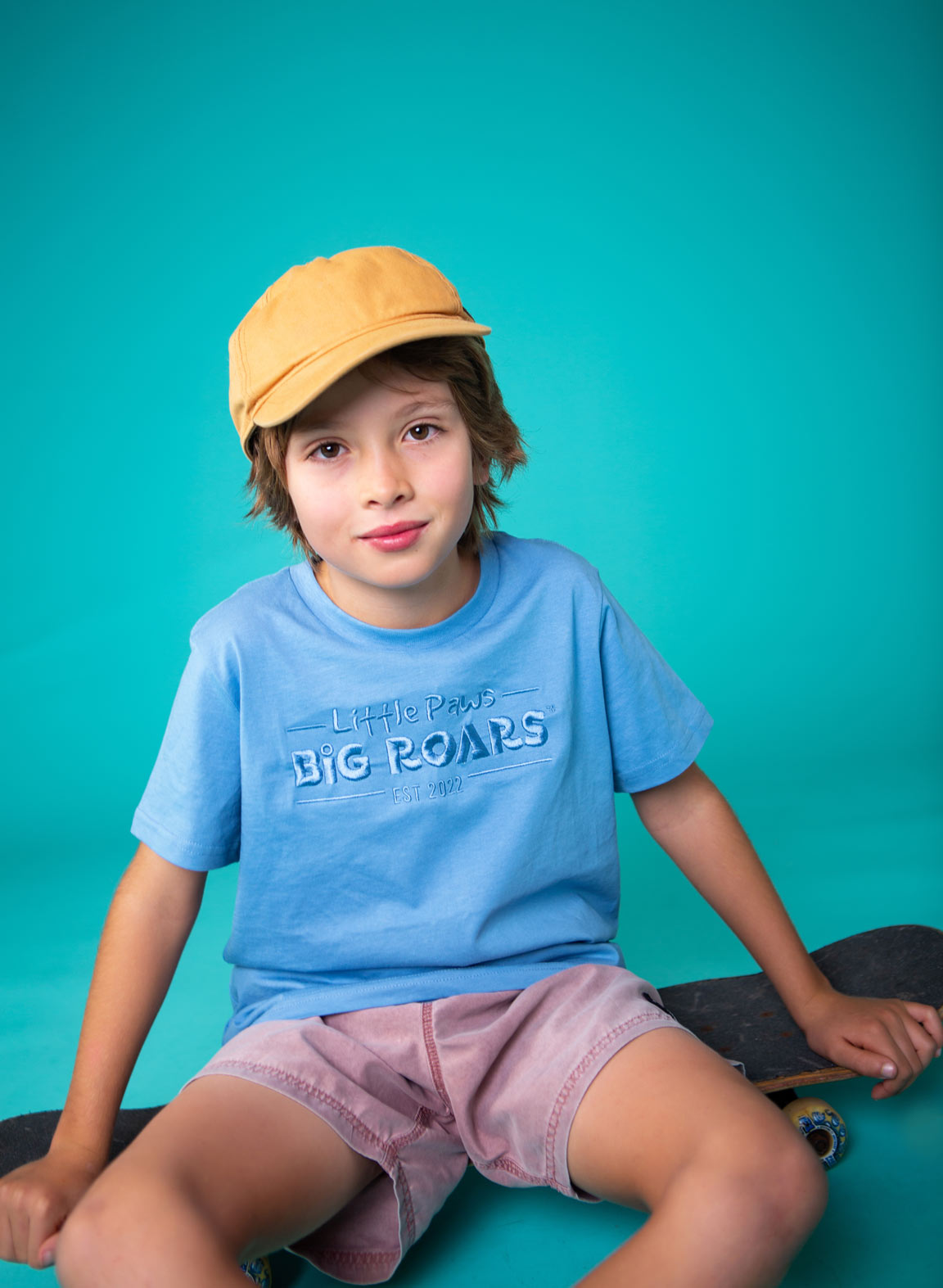 Little Paws, Big Roars Official Embroidered Tee-Youth