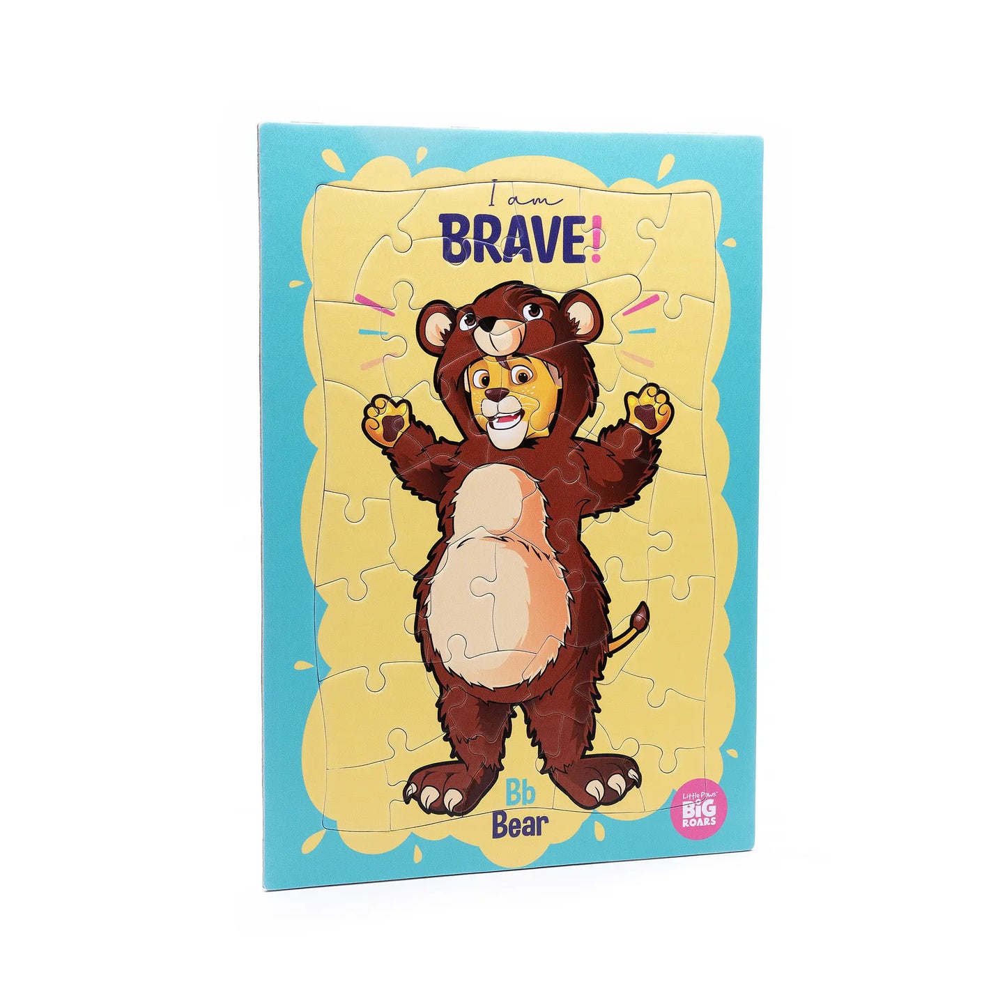 Little Paws, Big Roars- I am BRAVE 35 Piece Tray Puzzle